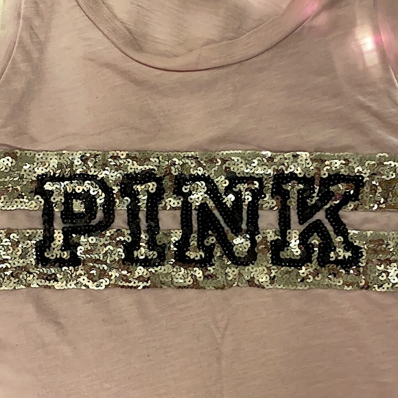 PINK Sequin Tank in Lavender - Picture 4 of 4